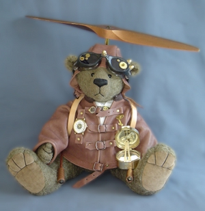 Pilot in Steampunk-Style